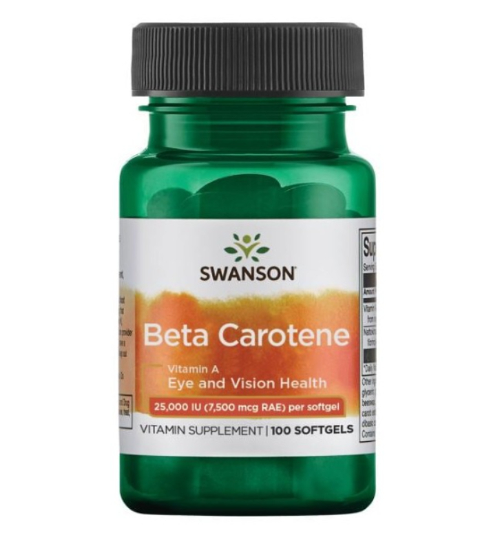 Beta Carotene Vitamin A 25000 IU от Swanson