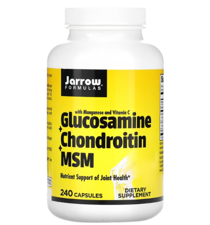 GLUCOSAMINE + CHONDROITIN + MSM ОТ JARROW FORMULAS