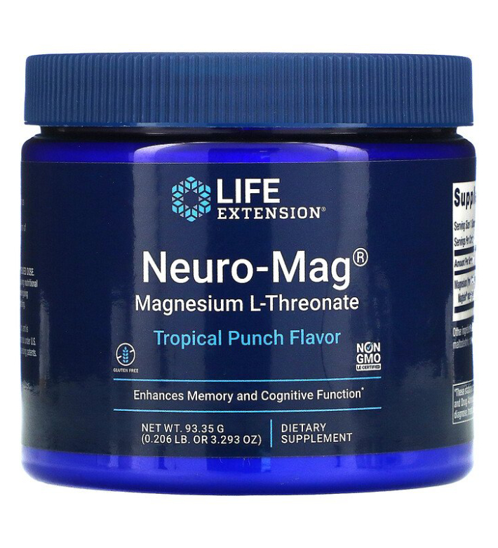 Neuro-Mag Magnesium L-Threonate 93,35 гр. от Life Extension