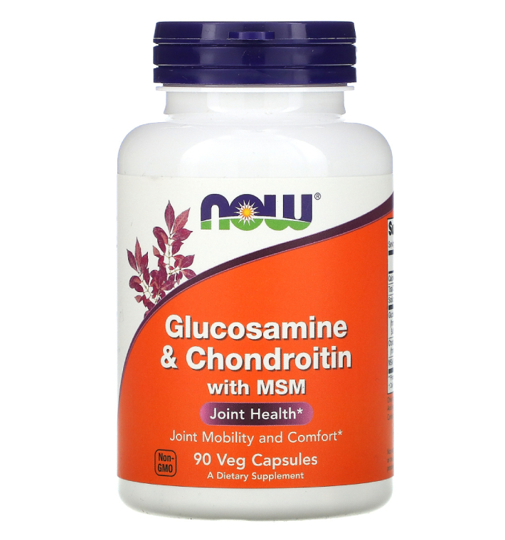 GLUCOSAMINE & CHONDROITIN WITH MSM ОТ NOW FOODS