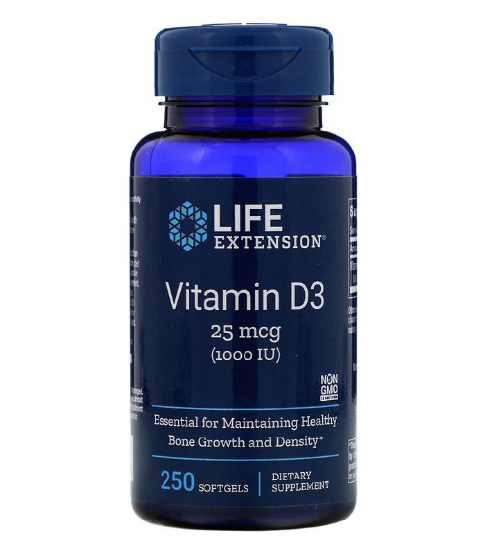 Vitamin D3 1000 IU от Life Extension