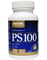 PS 100 Phosphatidylserine (Фосфатидилсерин) 60 капсул (Jarrow Formulas)