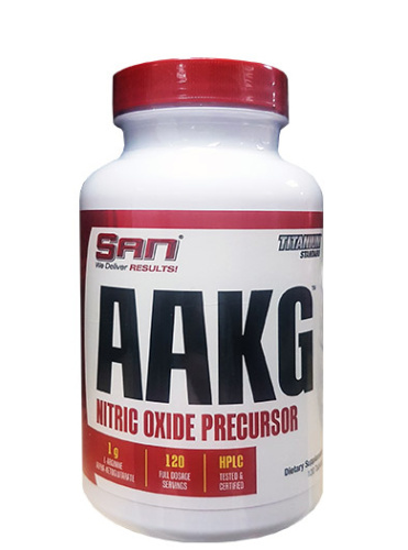 AAKG (Аргинин Альфа-Кетоглютарата) 120 таблеток (SAN) фото 2