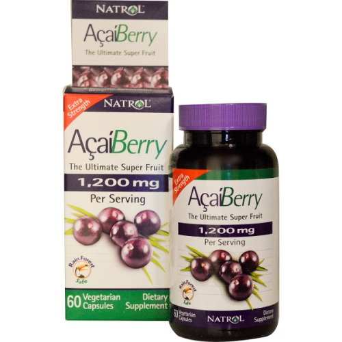 AcaiBerry (Ягоды Асаи) 1200 мг 60 капсул (Natrol)