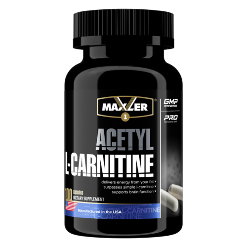 Acetyl L-Carnitine (Ацетил L-Карнитин) 100 капсул (Maxler)