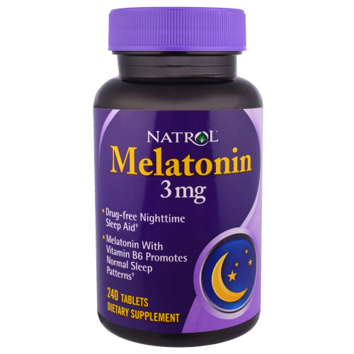 Мелатонин Melatonin 3 mg 240 таблеток (Natrol) фото 2