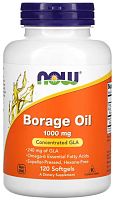 Borage Oil 1000 мг (Масло Огуречника) 120 мягких капсул (Now Foods)