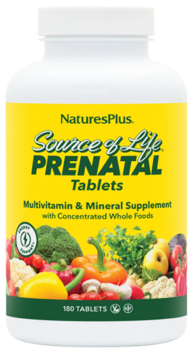 Prenatal Multi Source of Life (Поливитамины для беременных) 180 таблеток (NaturesPlus)