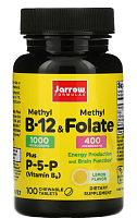 Methyl B-12 & Methyl Folate (Метил B-12 и метилфолат) 100 жев таблеток (Jarrow Formulas)