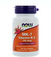 MK-7 Vitamin K-2 100 мкг 60 вег капсул (Now Foods)