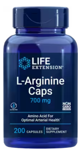 L-Arginine Caps 700 mg (L-Аргинин 700 мг) 200 капсул (Life Extension)
