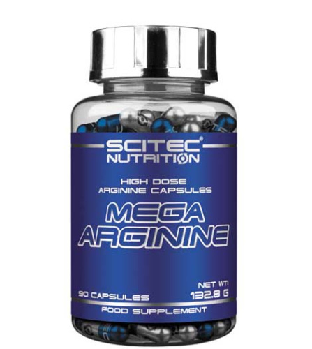 Mega Arginine 1300 mg (Мега Аргинин 1300 мг в капсуле) 90 капсул (Scitec Nutrition) фото 2
