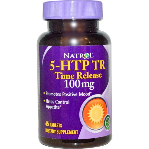 5-HTP TR 100 мг 45 табл (Natrol) фото 3