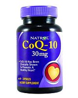 Co-Q10 30 mg - 60 капсул (Natrol)