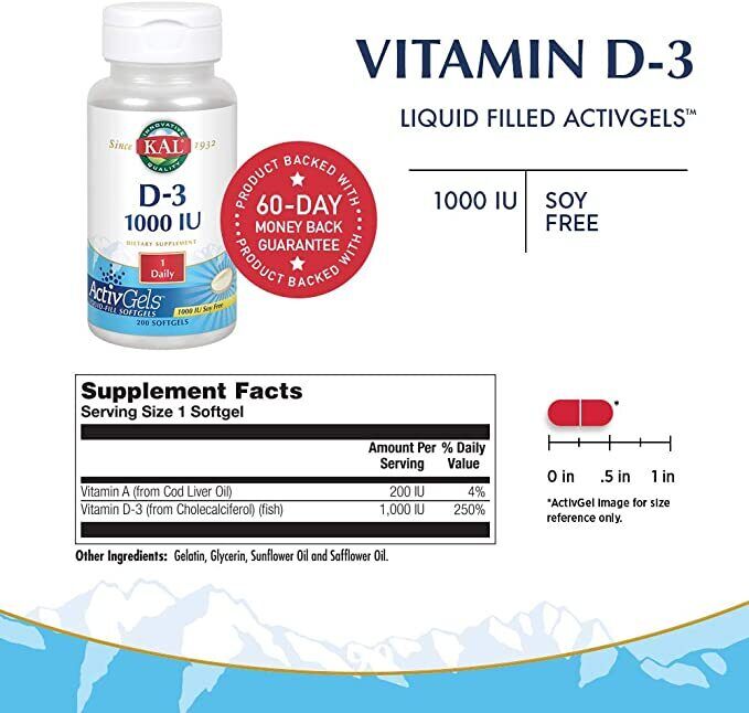 Vitamin d3 25 MCG 1000 IU. Kal, Calcium+ ACTIVGELS 100ct 1000mg. POWERLABS витамин д3 10 000 IU + к2 75 мкг 90 капсул капсулы инструкция. Kal Vitamins бренд.
