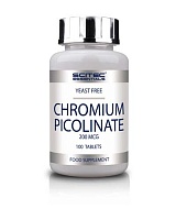 Chromium Picolinate 200 мкг (Пиколинат хрома) 100 табл (Scitec Nutrition)