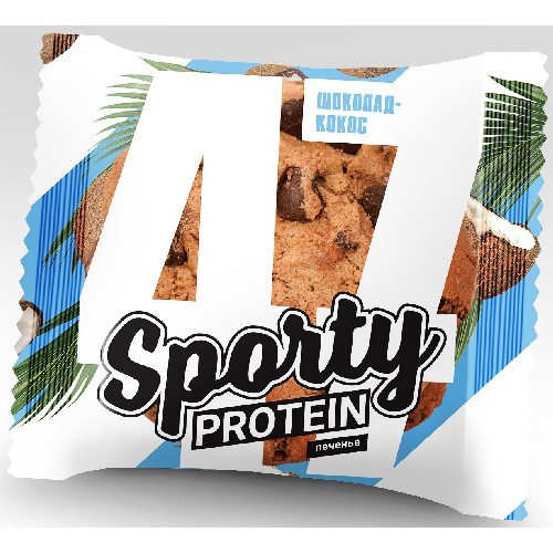 Печенье Sporty Protein 60 гр (Sporty) Печенье Sporty Protein 60 гр (Sporty)