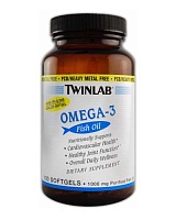 Omega-3 Fish Oil 100 капсул (Twinlab)