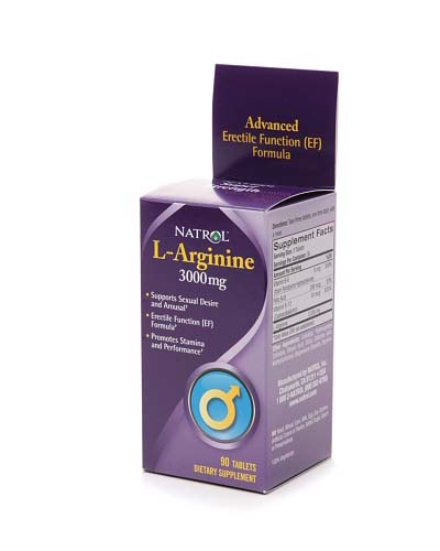 L-Arginine 3000 mg - 90 таблеток (Natrol) фото 3
