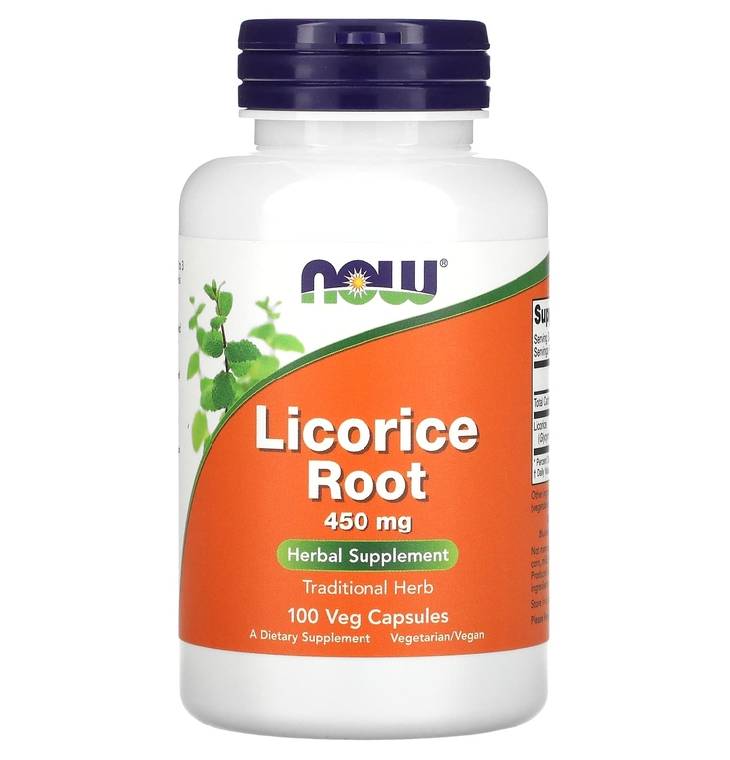 Now Foods Licorice Root 450 мг