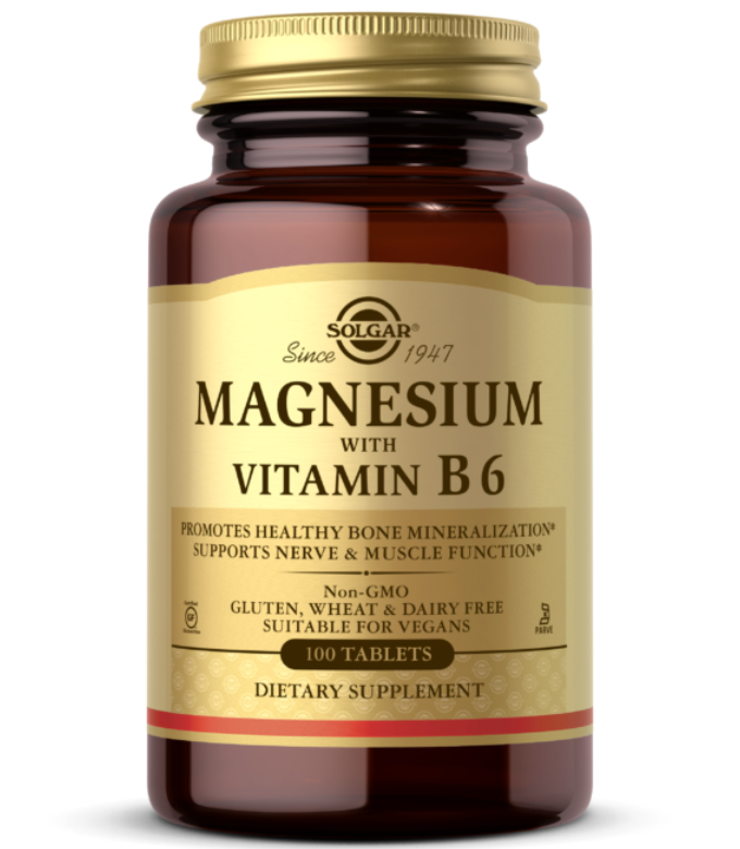 Magnesium with Vitamin B6 от Solgar