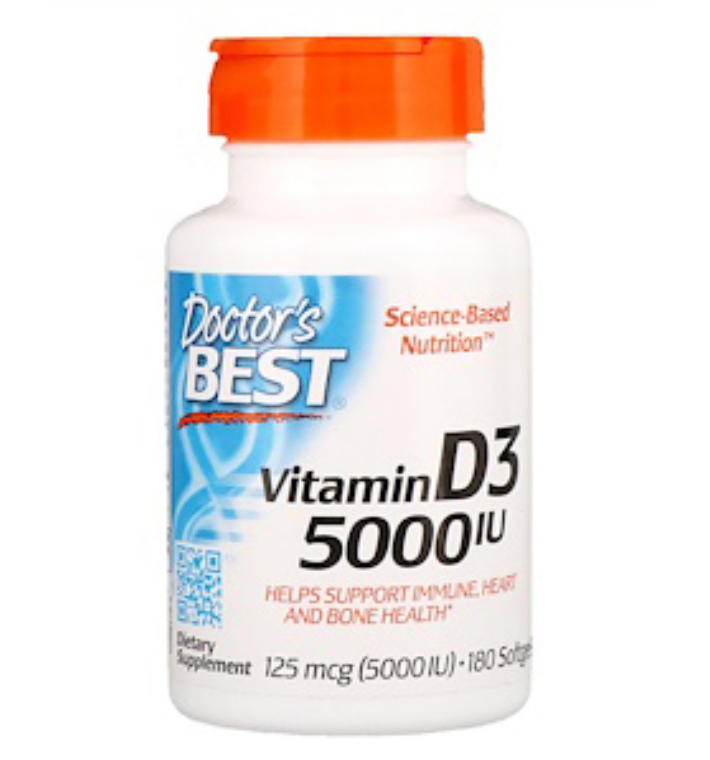 Vitamin D3 5000 IU от Doctor's Best