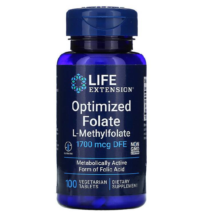 Life Extension Optimized Folate L-Methylfolate