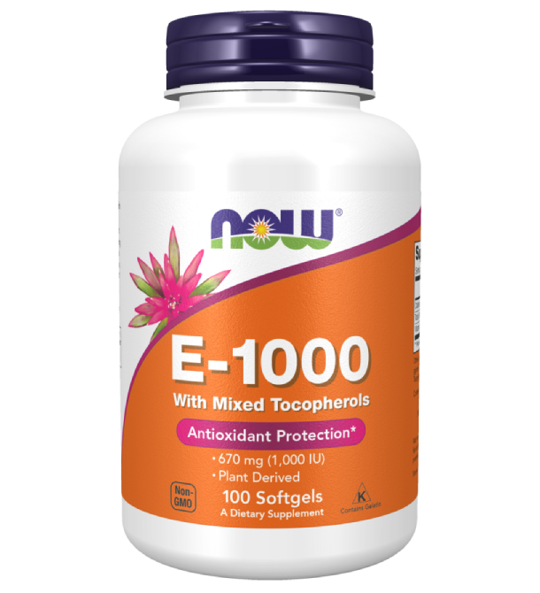 Now Foods E-1000 with Mixed Tocopherols