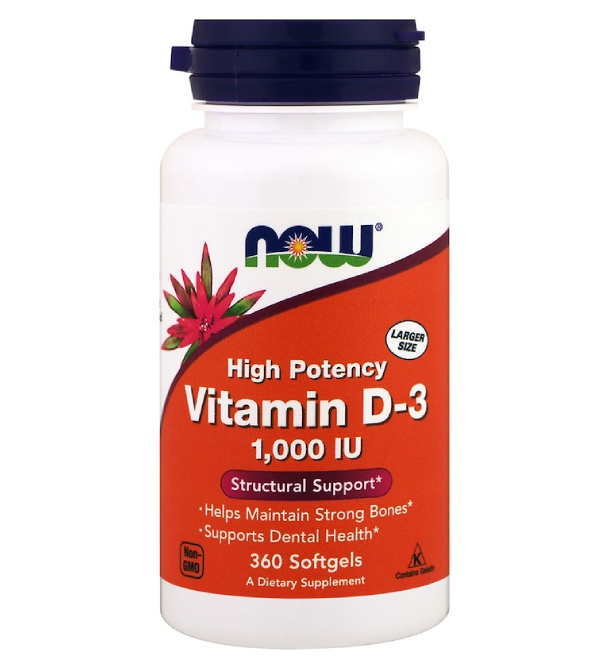 Now Foods High Potency Vitamin D-3 1000 МЕ