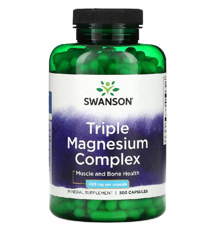 Swanson Triple Magnesium Complex 400 мг.