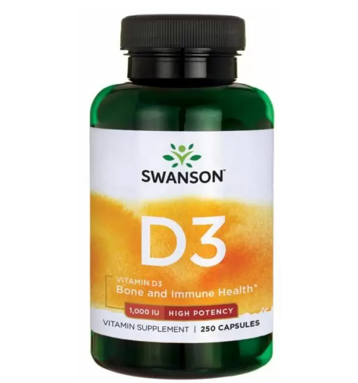 Vitamin D3 1000 МЕ (25 мкг) Swanson
