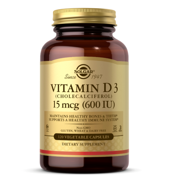 Vitamin D3 15 мкг (600 IU) от Solgar