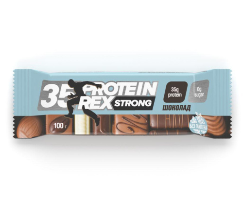 Батончик протеиновый 35% STRONG 100 гр (Protein Rex) Батончик протеиновый 35% STRONG 100 гр (Protein Rex)