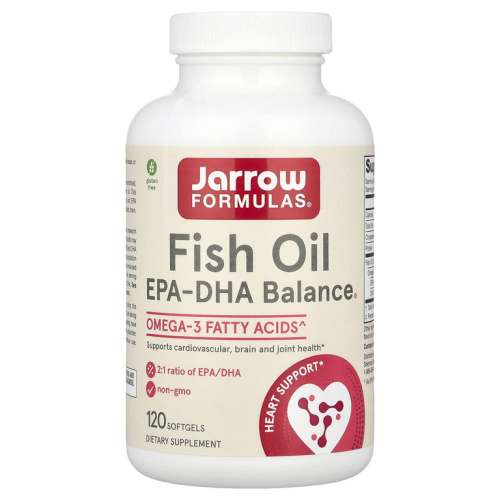 Fish Oil EPA-DHA Balance (Баланс ЭПК-ДГК) 120 мягких капсул (Jarrow Formulas)_