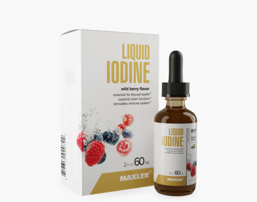 MAXLER Liquid Iodine 60 ml (Жидкий Йод) 60 мл.