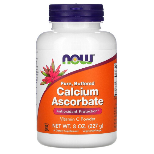 Calcium Ascorbate Buffered (Буферизованный Аскорбат Кальция) 227 г (Now Foods)