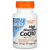 Co-Q10 100 mg - 60 капсул (Doctor`s Best)
