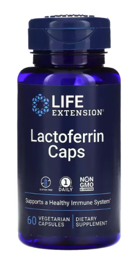 Lactoferrin Caps (срок 07/25) 60 вег капсул (Life Extension)
