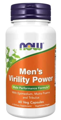 Men's Virility Power 60 вег капсул (Now Foods)