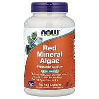 Red Mineral Algae (Красные Минеральные Водоросли) 180 капсул (Now Foods)