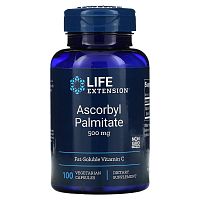 Ascorbyl Palmitate 500 мг (Аскорбил Пальмитат) 100 вег. капсул (Life Extension)
