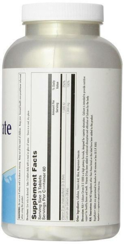 Calcium Citrate D-3 1000 мг 180 таблеток (KAL) фото 3