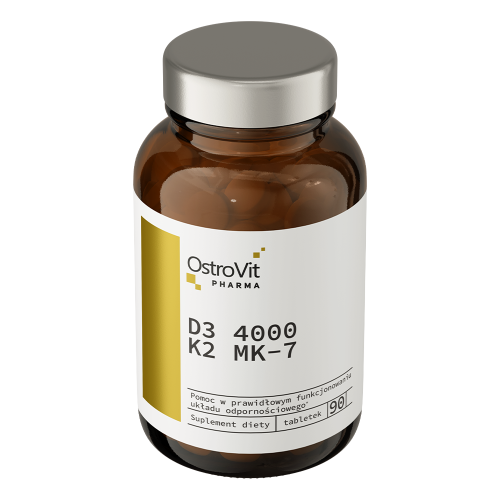 D3 4000 МЕ + K2 MK-7 90 таблеток (OstroVit) фото 3