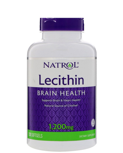 Soya Lecithin 1200 мг 120 капс (Natrol)