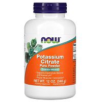 Potassium Citrate Pure Powder (Цитрат калия в порошке) 340 грамм (Now Foods)