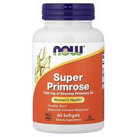 Super Primrose 1300 мг (Масло Примулы Вечерней) 60 капс (Now Foods)_