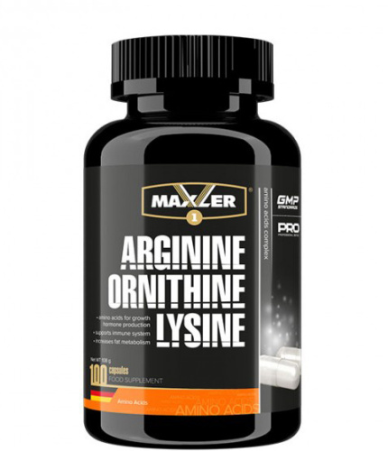 Arginine Ornithine Lysine 100 капсул (Maxler)
