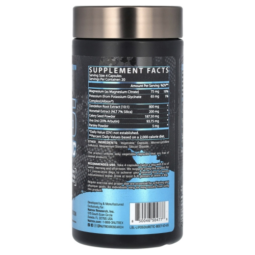 Lipo-6 Diuretic (диуретик) 80 капсул (Nutrex) фото 2