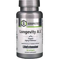 GEROPROTECT Longevity A.I. (Антивозрастная добавка) 30 softgels (Life Extension) срок 06/2023