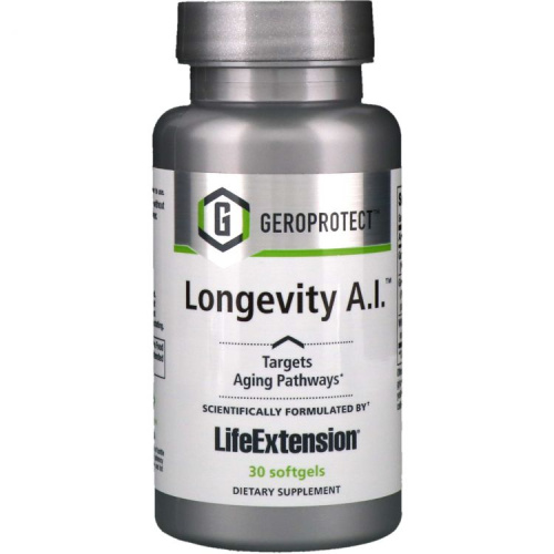 GEROPROTECT Longevity A.I. (Антивозрастная добавка) 30 softgels (Life Extension) срок 06/2023